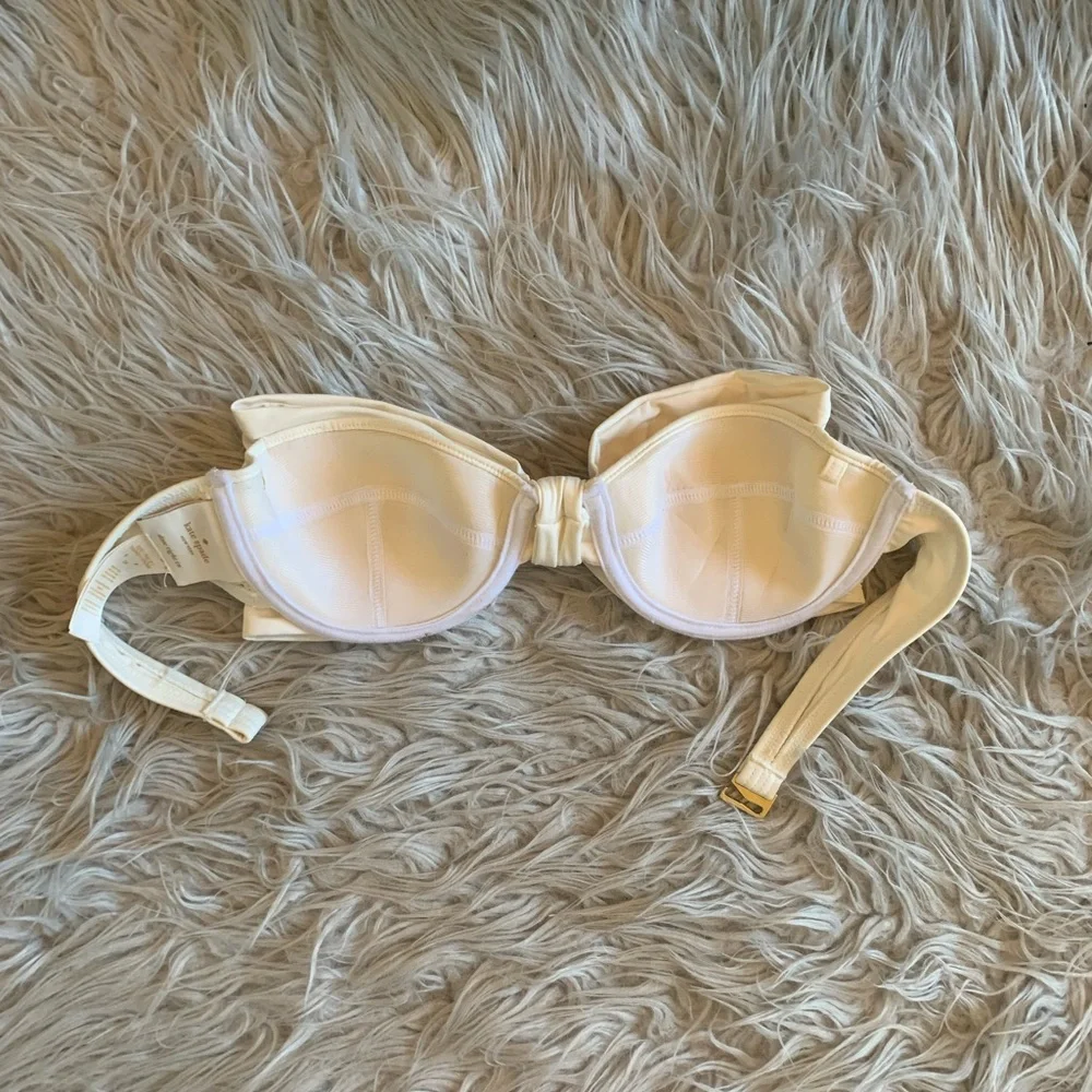 kate spade Cream Bikini Top
